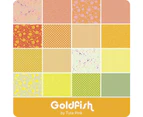 Tula Pink True Colors Goldfish Fat Quarter Fabric Bundle 16pcs Quilting