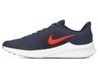 Nike Men's Downshifter 11 Running Shoes - Thunder Blue/Chile Red 3