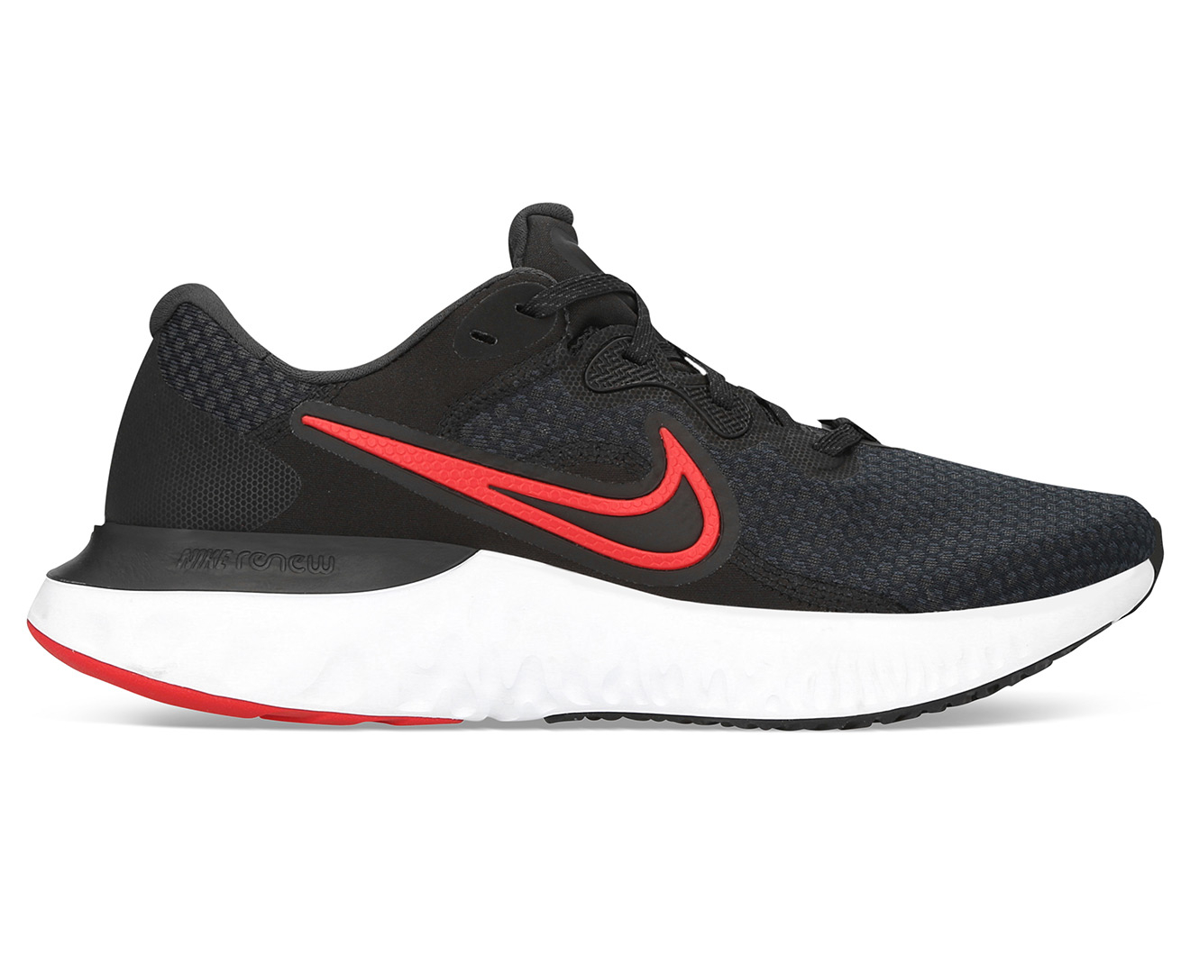 Nike Men's Renew Run 2 Running Shoes - Black/University Red | Www.catch ...