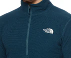 The North Face Men's Textured Cap Rock Zip Pullover - Monterey Blue