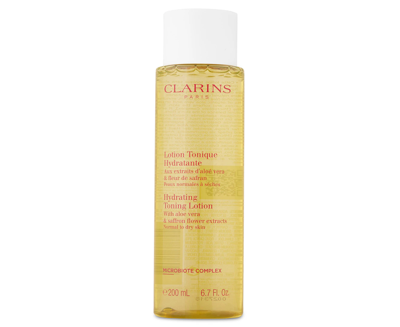 Clarins Hydrating Toning Lotion with Aloe Vera & Saffron Flower Extracts  Normal to Dry Skin 200ml/6.7oz