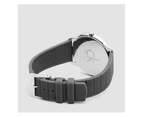 CK CALVIN KLEIN Calvin Klein K3M211T3 Minimal Cool Gray Silicone Watch