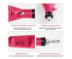 1 Set Professional Electric Nail Manicure Pedicure Drill Set Machine for Ceramic Gel Nail Drill Equipment Tools - Rose