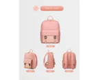 BOPAI Waterproof Microfibre Women’s Business Backpack and Easy Daypack 14″ Laptop Backpack B0726 Pink