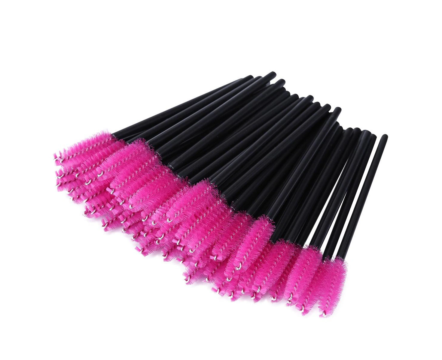 1000 PCS Disposable Eyelash Mascara Brushes Wands Applicator Makeup Brush Tool Kits,Pink