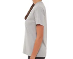 The North Face Women's Half Dome Triblend Tee / T-Shirt / Tshirt - Grey Heather