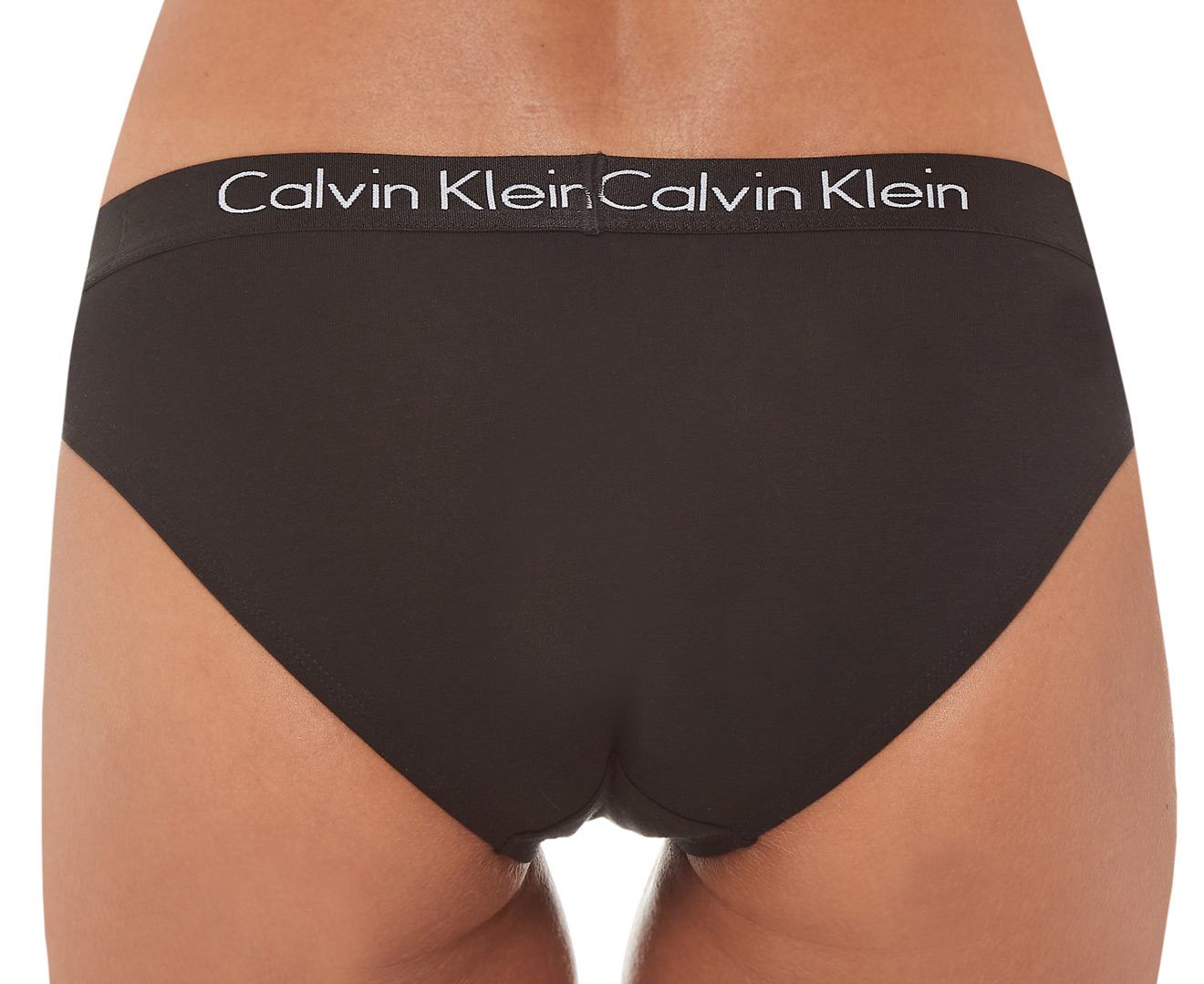 Calvin Klein Women's Motive Cotton Bikini Briefs 3-Pack - Black/White/Grey