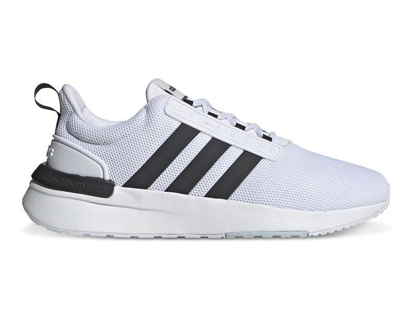 Adidas Men's Racer TR21 Running Shoes - White/Black