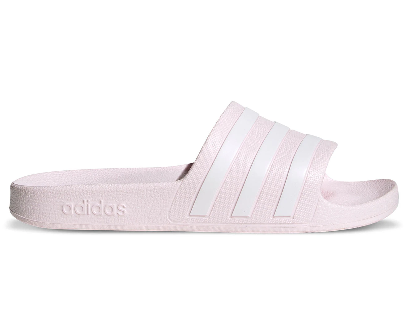 Adidas Women's Adilette Aqua Slides - Pink/White