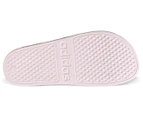 Adidas Women's Adilette Aqua Slides - Pink/White