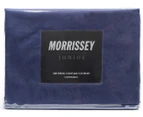 Morrissey Junior 1000TC Quilt Cover Set - SB/DB Deep Blue