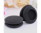 2 Pairs 50mm/5cm Earphone Headphone Replacement Earbud Ear Foam Cover Black