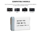 2 Batteries and Charger for Canon PowerShot G5X G7X G7X Mark II III SX720 HS SX730 HS SX740 HS SX620 HS G1X Mark III G9X G9X Mark II