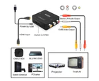 HDMI to RCA Composite AV CVBS 3RCA Video Cable Converter Adapter 1080p Downscaling
