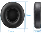 Black Replacement Cushions Ear Pads for Beats Dr Dre Solo 2.0 3.0 Wireless Headphone