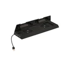 PlayStation 4 PS4 Stand Dock Controller Charger with Cooling Fan USB Hub