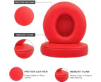 Red Replacement Cushions Ear Pads for Beats Dr Dre Solo 2.0 3.0 Wired Headphone