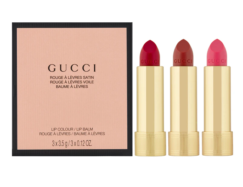 Gucci 3-Piece Travel Lipstick Collection