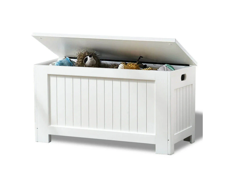 Levede Kids Toy Box Chest Storage Cabinet Container Children Clothes Organiser - White