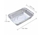 BBQ Aluminum Foil Grease Drip Pans Recyclable Grill Catch Tray Set of 30 Weber