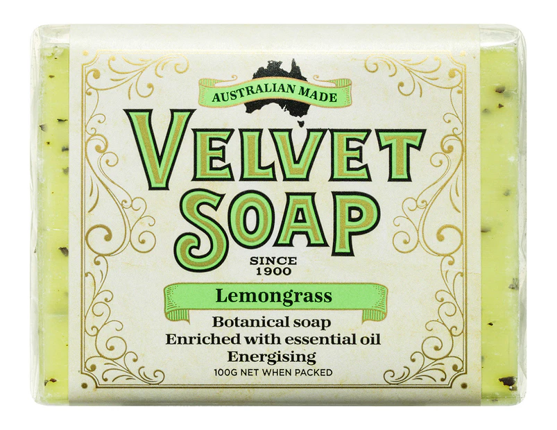 Velvet Soap Lemongrass 100g