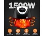 Advwin 6.5L Air Fryer 1700W 8 in 1 Multifunction Low Fat Digital Display Air Fryer Oven Black 6