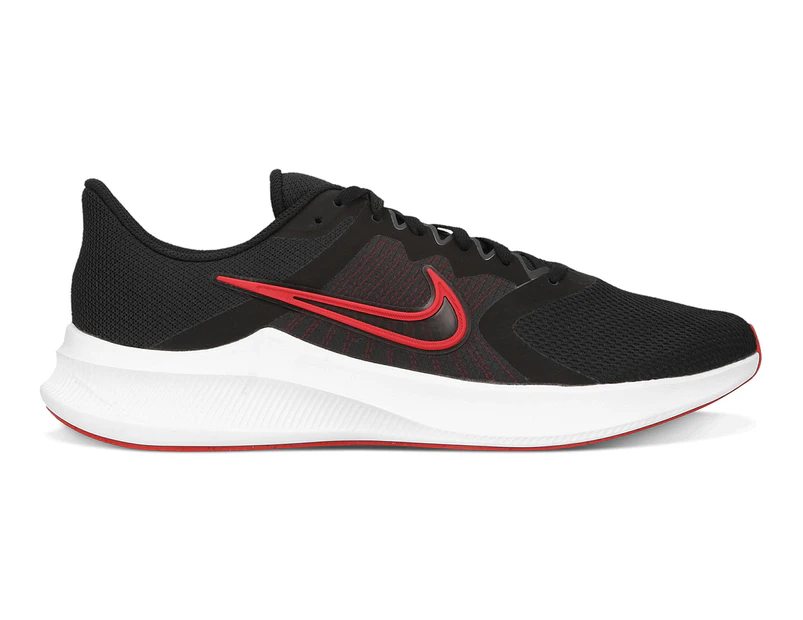 Nike Men's Downshifter 11 Running Shoes - Black/University Red/White