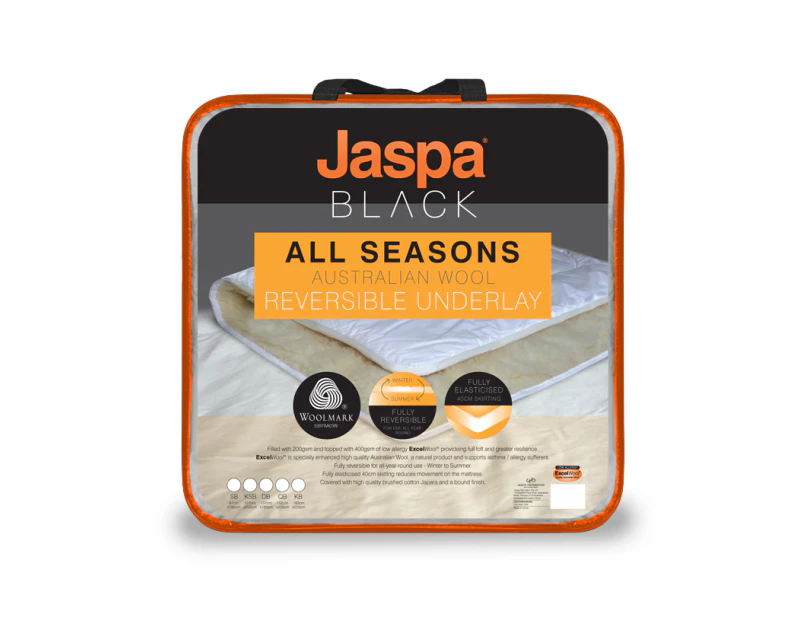Jaspa Black All Seasons Wool Underlay