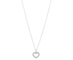 Minali Heart Necklace - Silver