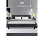 Artiss Bed Frame Queen Size Charcoal NEO