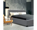 Artiss Bed Frame Queen Double King Single Size Grey Fabric Neo