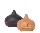 500ml Essential Oil Aroma Diffuser - Electric Aromatherapy Mist Humidifier - Light Wood