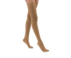 (X-Large, Sun Bronze) - JOBST UltraSheer thigh high 8-15mmHg, closed toe, Sun Bronze, XL
