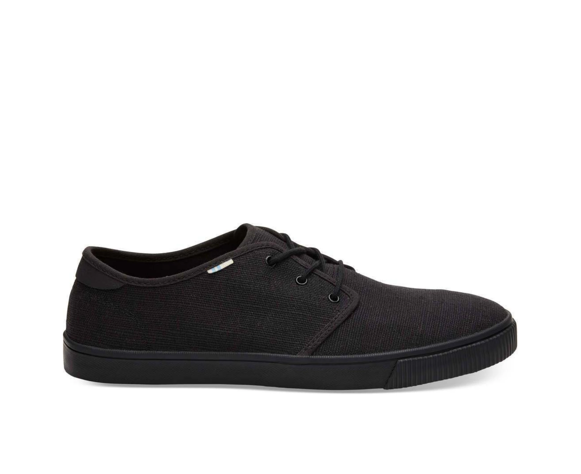 Black/Black Heritage Canvas Mens Carlo Sneaker Shoes