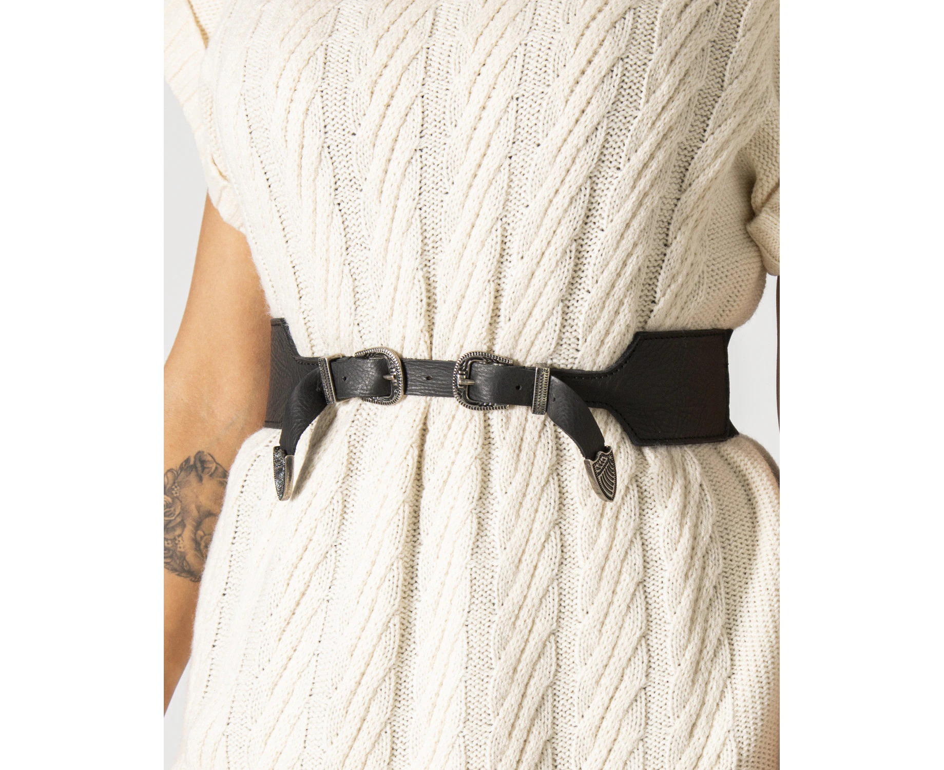 One.0 Women's Belt In Black Women Accessories Belts