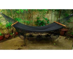 Byron Black Hammock with Spreader Bars