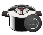 Zega Intelligent Cookware - Digital, 5 Litre, 26cm, Stainless Steel, Bluetooth, App-Enabled with Recipe Library