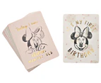 Disney Gifts Minnie Mouse Baby Milestone Cards 24-Pack - Pink/Multi