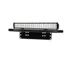 LIGHTFOX 20Inch LED Light Bar Spot Flood Work Driving Light + 23'' Number Plate Frame