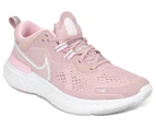 Nike Women's React Miler 2 Running Shoes - Plum White/Pink Foam