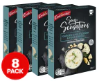 4 x 2pk Continental Soup Sensations Garden Cauliflower & Four Cheese w/ Parmesan Croutons 62g