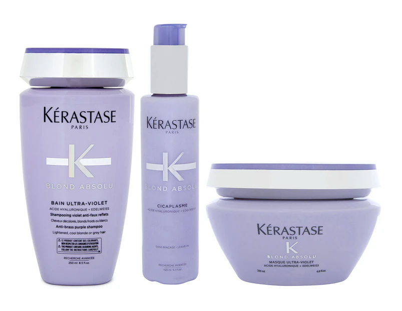 Kérastase Blond Absolu Shampoo, Mask & Treatment Set