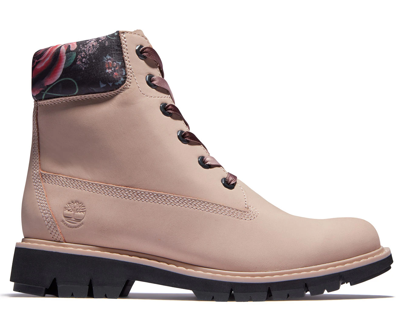 Timberland Women's Lucia Way 6-Inch Charm Waterproof Boots - Light Pink Nubuck