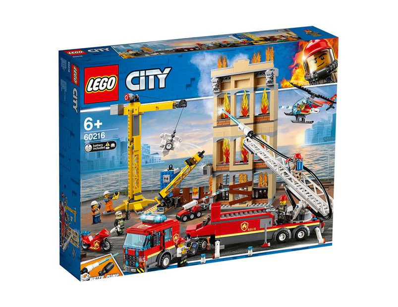 LEGO® City Fire Downtown Fire Brigade 60216