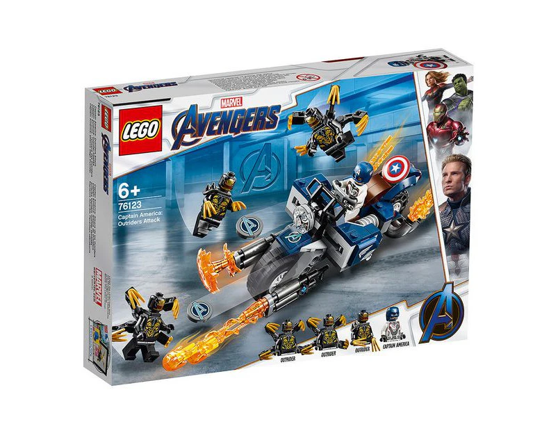 LEGO® Super Heroes Captain America Outriders Attack 76123