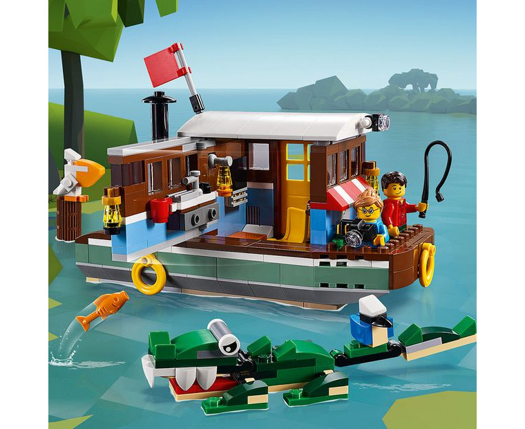  LEGO Creator - Casa Flotante del Río (31093) : Toys