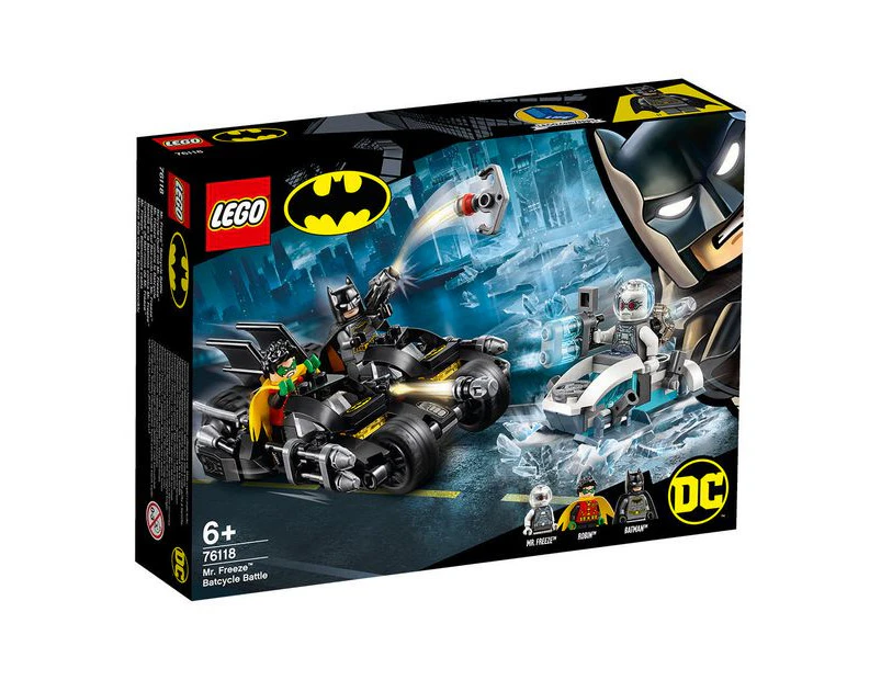 LEGO® DC Comics Super Heroes Mr. Freeze™ Batcycle™ Battle 76118
