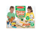 Melissa & Doug Feed & Groom Horse Care Play Set Kids/Childrens Play Toy 3+