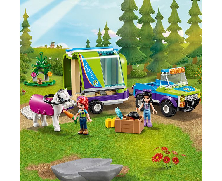 Mia's horse discount trailer lego friends