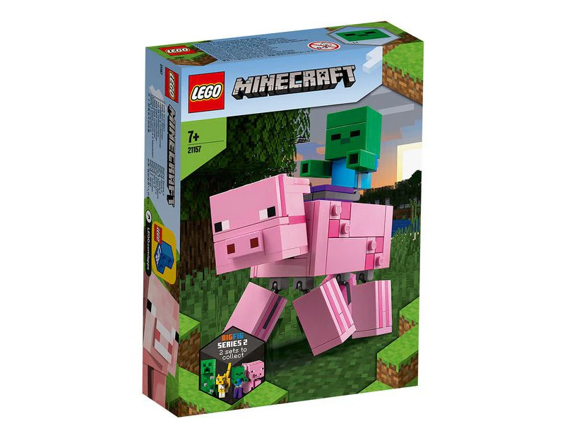 LEGO® Minecraft™ BigFig Pig with Baby Zombie 21157